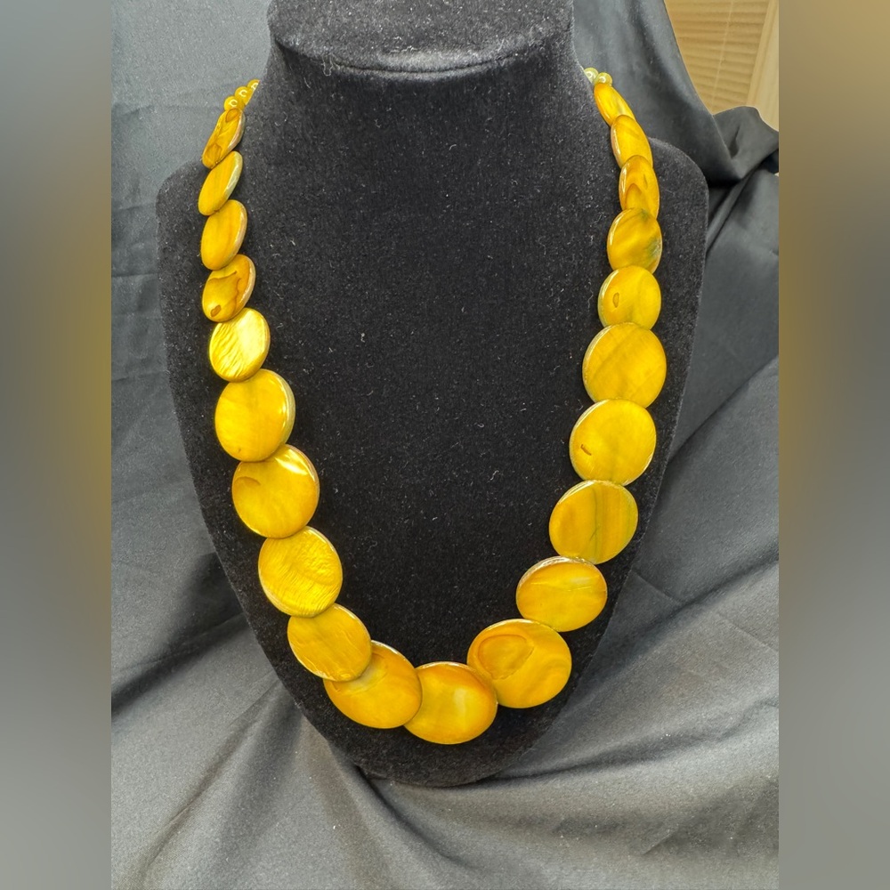 Chico’s Gold Round Bead w/ Silver Necklace